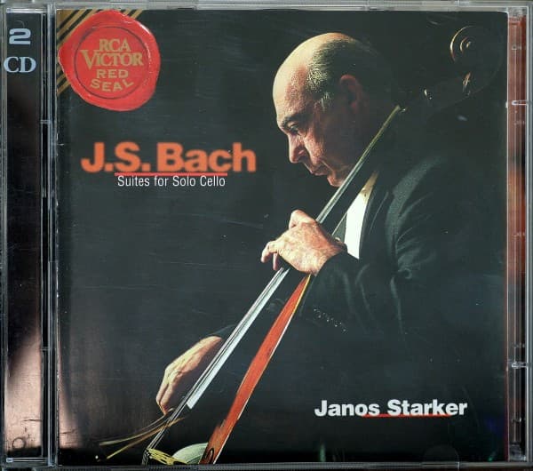 Janos Starker Johann Sebastian Bach – Suites For Solo Cello vinyl cover art