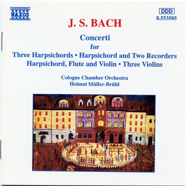 Johann Sebastian Bach, KöLner Kammerorchester, Helmut MüLler-BrüHl – Multiple Concerti vinyl cover art