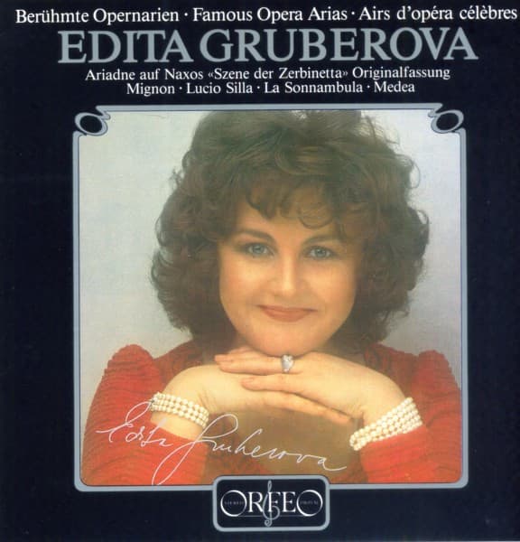 Edita Gruberova – BerüHmte Opernarien = Famous Opera Arias = Airs D’OpéRa CéLèBres vinyl cover art