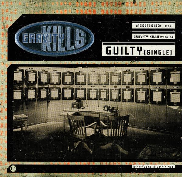Gravity Kills – Industrial - Guilty vinyl cover art