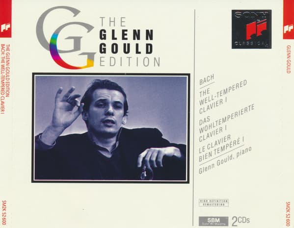 Glenn Gould Johann Sebastian Bach – The Well-Tempered Clavier I = Das Wohltemperierte Clavier I = Le Clavier Bien TempéRé I vinyl cover art