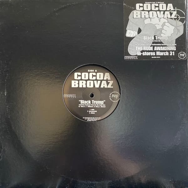 Cocoa Brovaz – Black Trump vinyl cover art