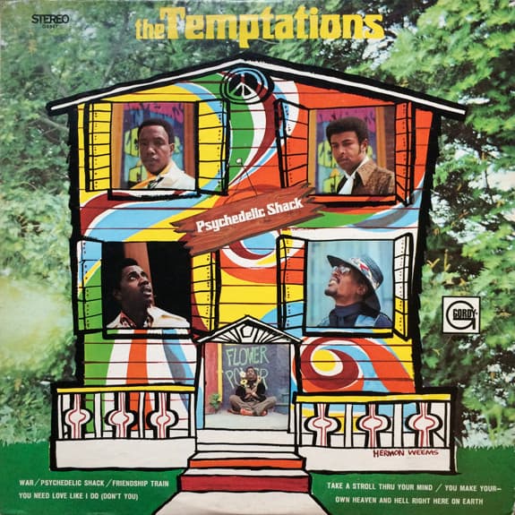 The Temptations – Psychedelic Shack vinyl cover art