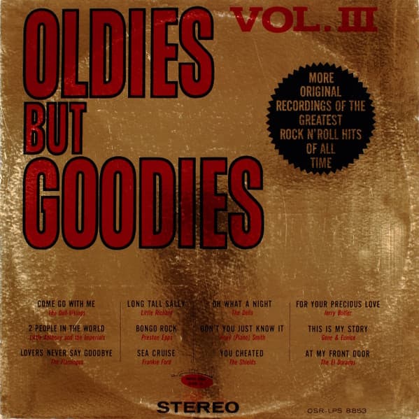 Various – Oldies But Goodies Vol. 3 vinyl cover art