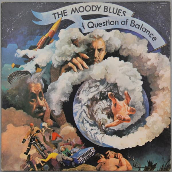 The Moody Blues – A Question Of Balance vinyl cover art