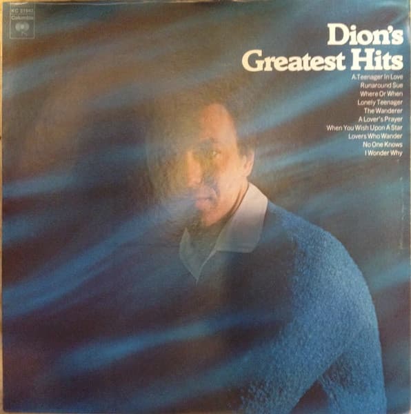 Dion (3) – Dion'S Greatest Hits vinyl cover art