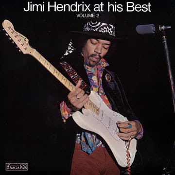Jimi Hendrix – Jimi Hendrix At His Best (Volume 2) vinyl cover art
