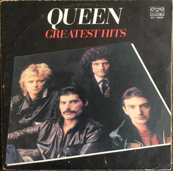 Queen – Queen Greatest Hits vinyl cover art
