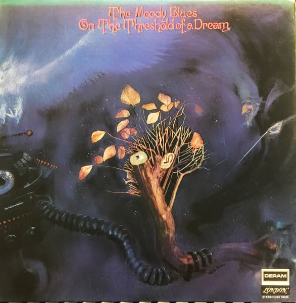 The Moody Blues – On The Threshold Of A Dream vinyl cover art