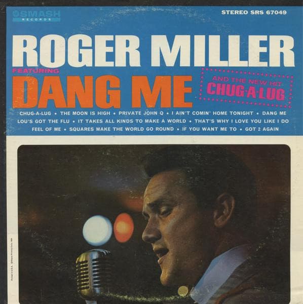 Roger Miller – Dang Me vinyl cover art