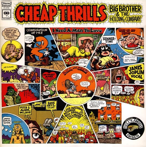 Big Brother & The Holding Company – Cheap Thrills vinyl cover art