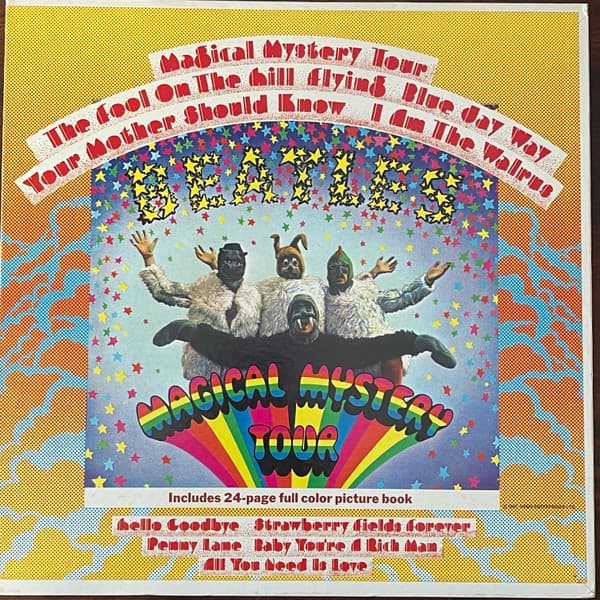 The Beatles – Magical Mystery Tour vinyl cover art