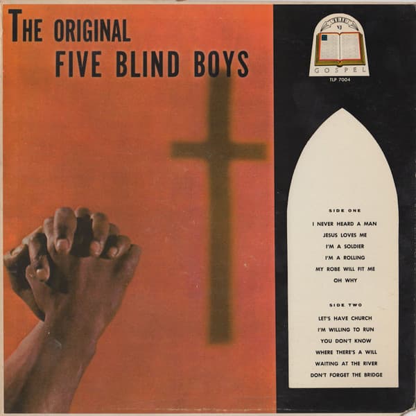 Five Blind Boys Of Mississippi – The Original Five Blind Boys vinyl cover art