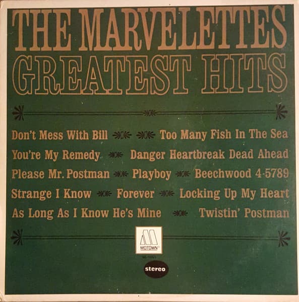 The Marvelettes – Greatest Hits vinyl cover art