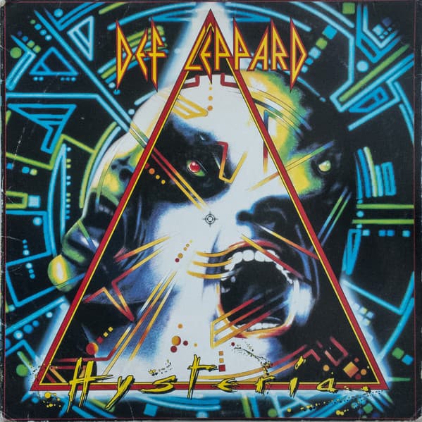 Def Leppard – Hysteria vinyl cover art