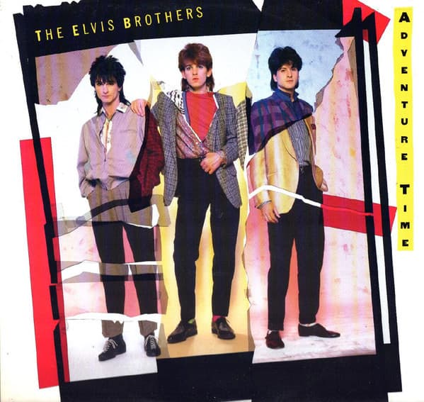 The Elvis Brothers – Adventure Time vinyl cover art