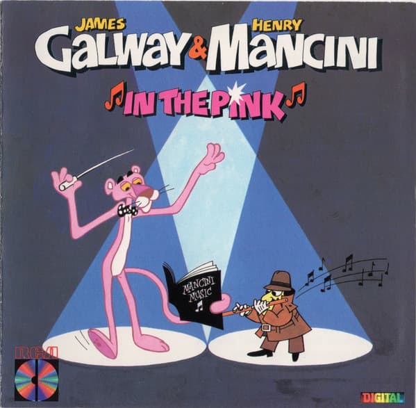 Henry Mancini James Galway – In The Pink vinyl cover art