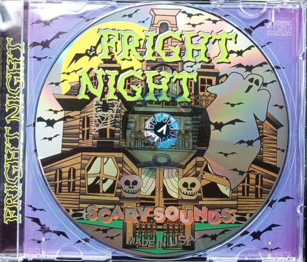 No Artist – Fright Night - Scary Sounds vinyl cover art