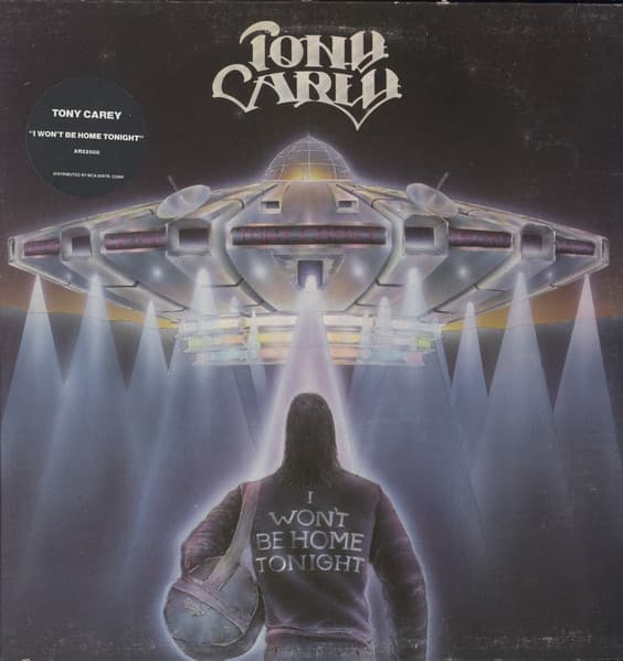 Tony Carey – I Won'T Be Home Tonight vinyl cover art