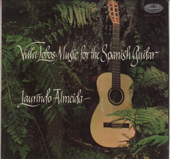 Laurindo Almeida Heitor Villa-Lobos – Music For The Spanish Guitar vinyl cover art