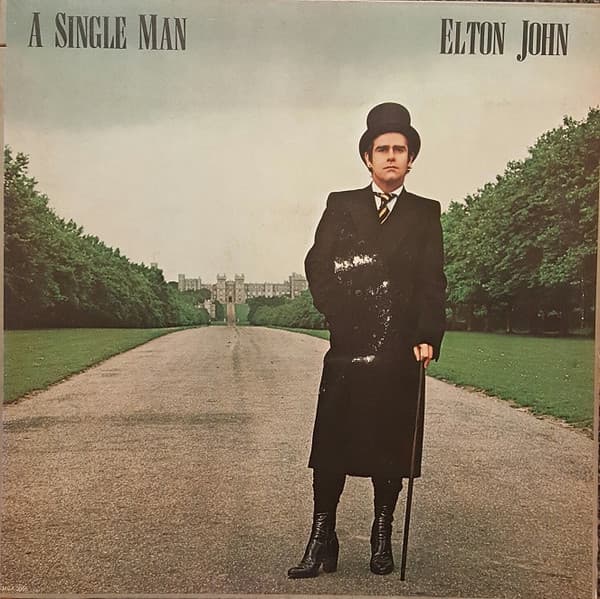 Elton John – A Single Man vinyl cover art