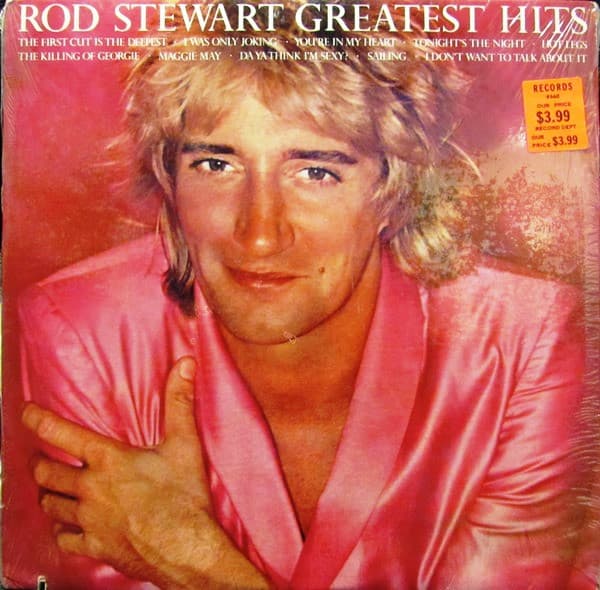 Rod Stewart – Greatest Hits vinyl cover art