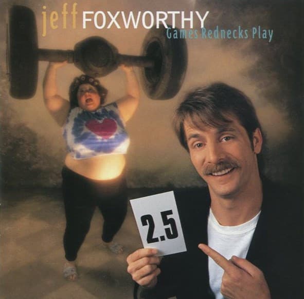 Jeff Foxworthy – Games Rednecks Play vinyl cover art