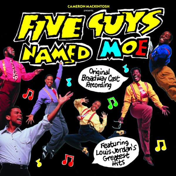 Various – Five Guys Named Moe (Original Broadway Cast Recording) vinyl cover art