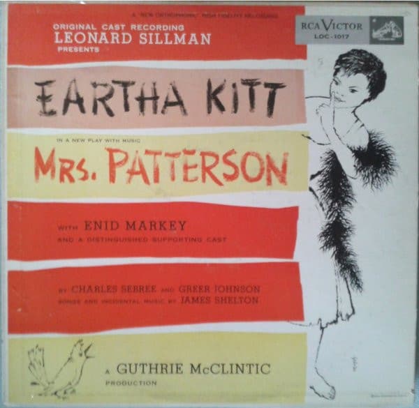 Leonard Sillman, Eartha Kitt, Enid Markey – Mrs. Patterson vinyl cover art