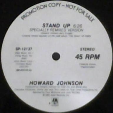 Howard Johnson – Stand Up (Specially Remixed Version) vinyl cover art