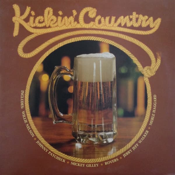 Various – Kickin' Country vinyl cover art