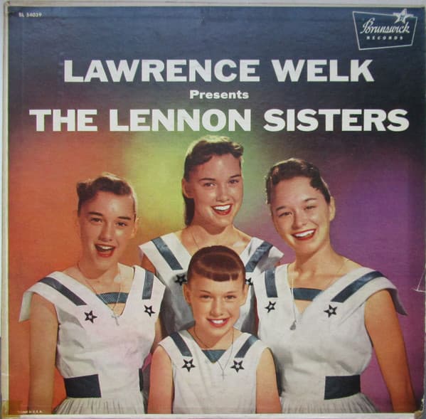 The Lennon Sisters – Lawrence Welk Presents The Lennon Sisters vinyl cover art