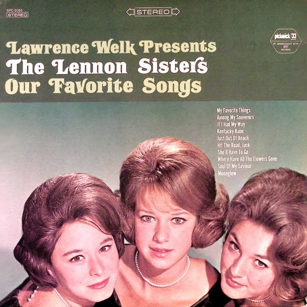 The Lennon Sisters – Our Favorite Songs vinyl cover art