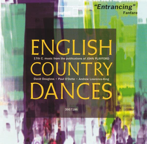 John Playford, David Douglass, Andrew Lawrence-King, Paul O'Dette – English Country Dances vinyl cover art