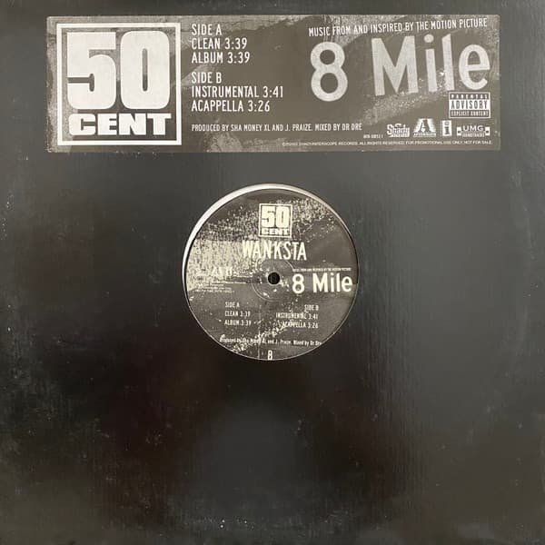 50 Cent – Wanksta vinyl cover art