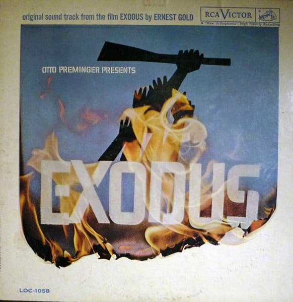 Ernest Gold – Exodus - An Original Soundtrack Recording vinyl cover art
