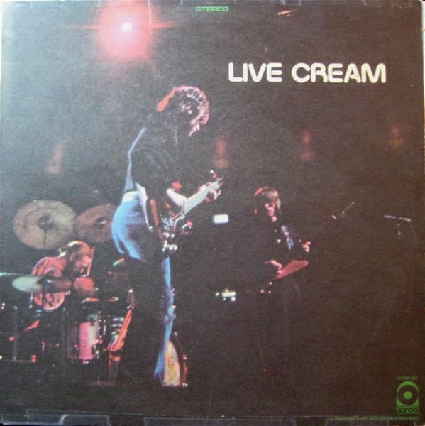 Cream (2) – Live Cream vinyl cover art