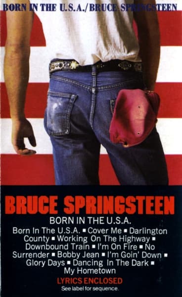 Bruce Springsteen – Born In The U.S.A. vinyl cover art