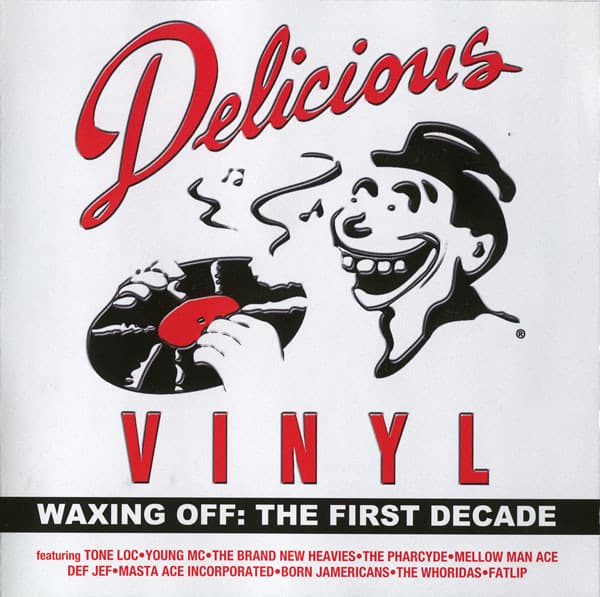 Various – Delicious Vinyl - Waxing Off: The First Decade vinyl cover art
