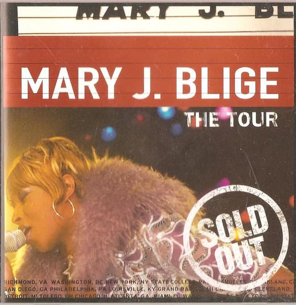 Mary J. Blige – The Tour vinyl cover art