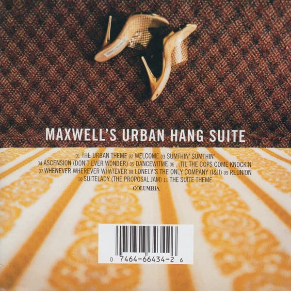 Maxwell – Maxwell'S Urban Hang Suite vinyl cover art