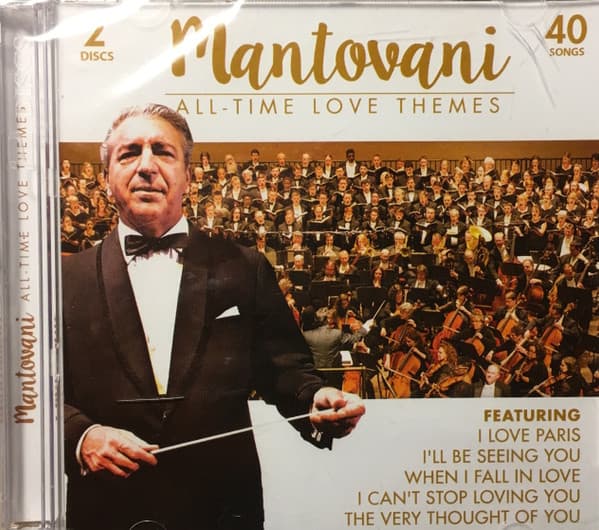 Mantovani – All-Time Love Themes vinyl cover art
