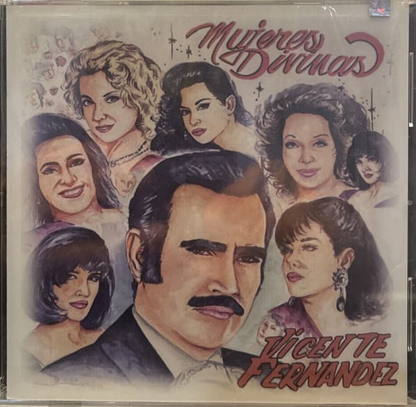 Vicente Fernandez – Mujeres Divinas vinyl cover art