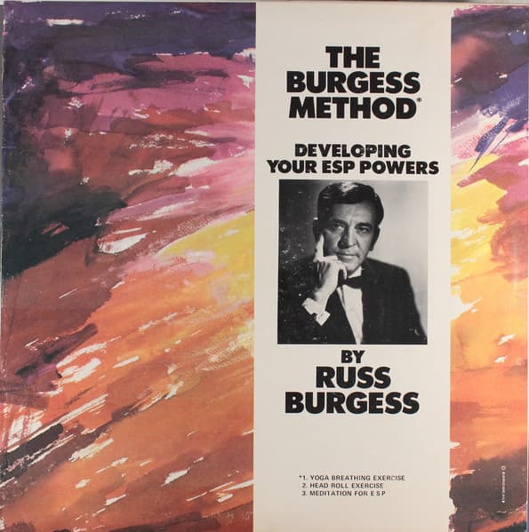 Russ Burgess (2) – The Burgess Method Of Developing Your Esp Powers vinyl cover art