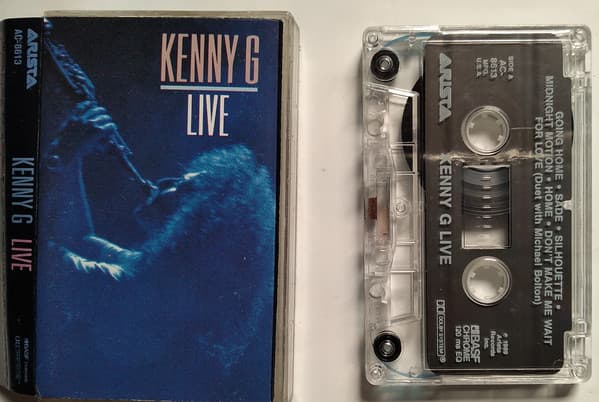 Kenny G (2) – Live vinyl cover art