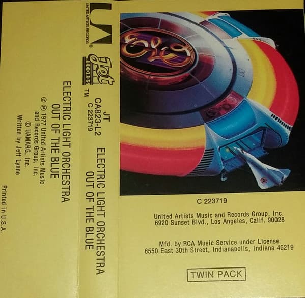 Electric Light Orchestra – Out Of The Blue vinyl cover art
