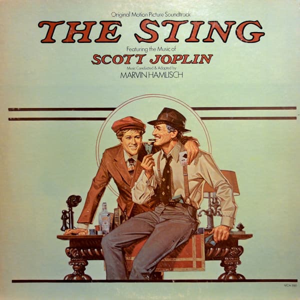 Marvin Hamlisch – The Sting (Original Motion Picture Soundtrack) vinyl cover art