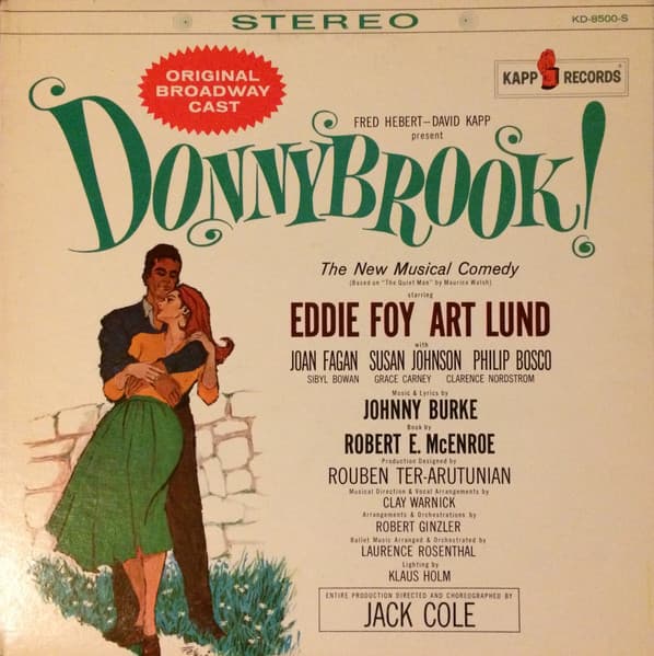 "Donnybrook!" Original Broadway Cast Johnny Burke – Donnybrook! vinyl cover art