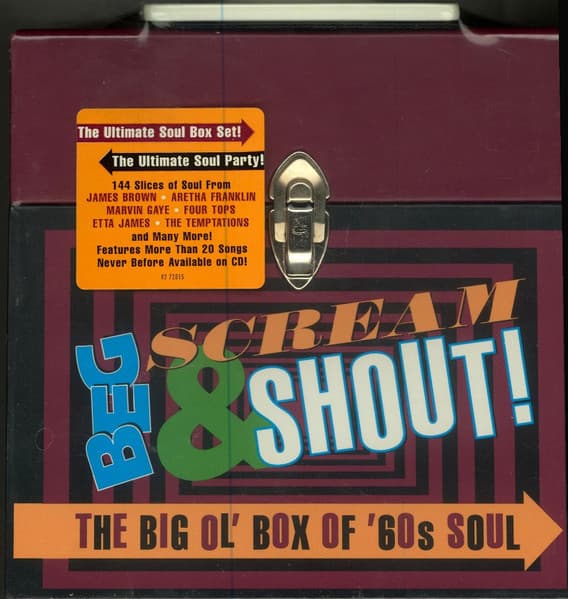 Various – Beg Scream & Shout! The Big Ol' Box Of '60s Soul vinyl cover art