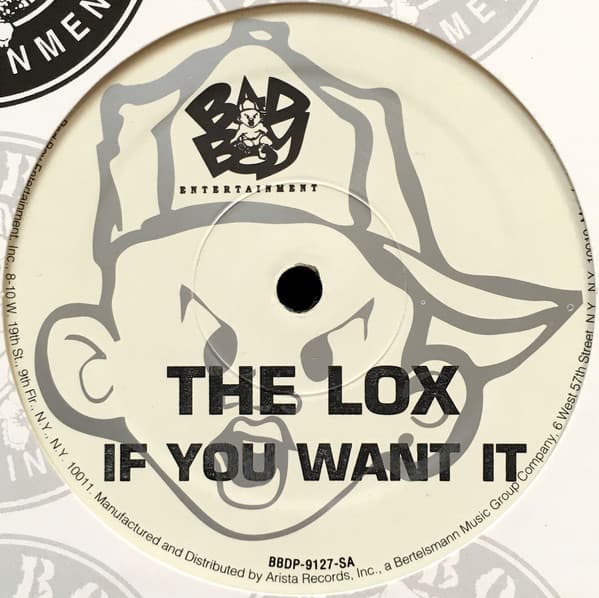 The Lox – If You Want It vinyl cover art